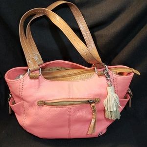 The Sak leather coral purse